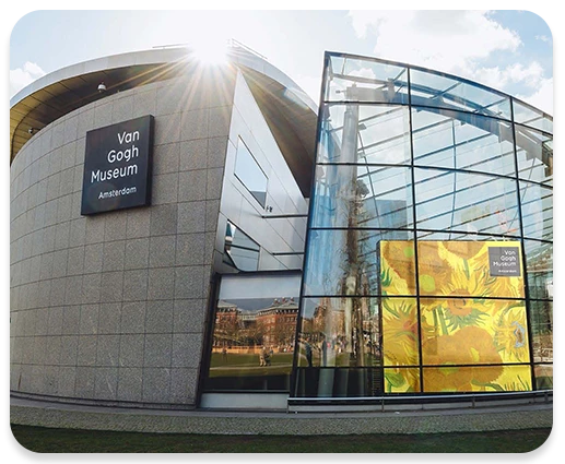 Van Gogh Museum in Amstermdam.